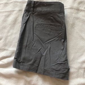 Loft Gray Linen Shorts